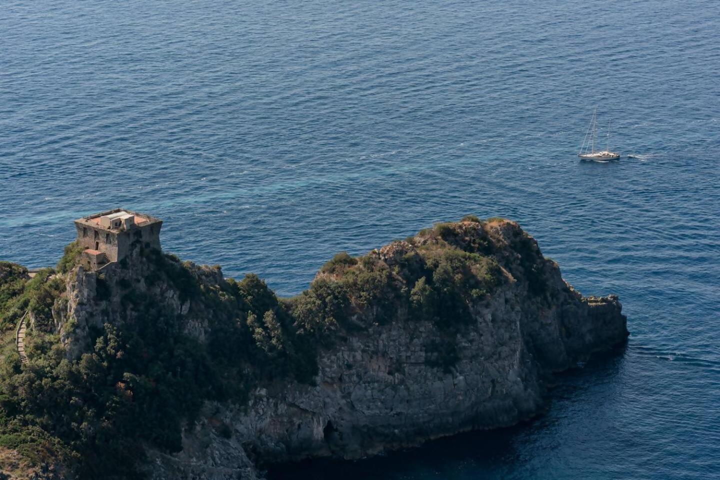 Perla Nel Blu Villa Affacciata Sul Mare Conca dei Marini Exterior photo